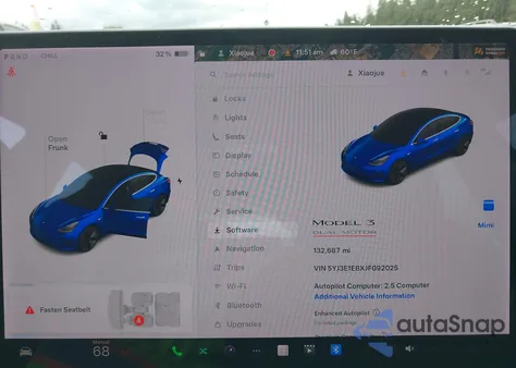2018 Tesla Model 3 Long Range/Performance from USA, damaged, VIN 5YJ3E1EBXJF092025